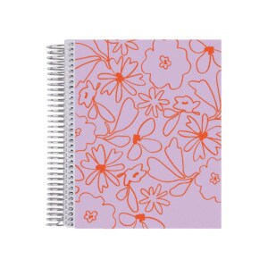 Pink Floral Academic Planner Erin Condren 12-Month Dated